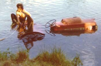 Tractor In Water