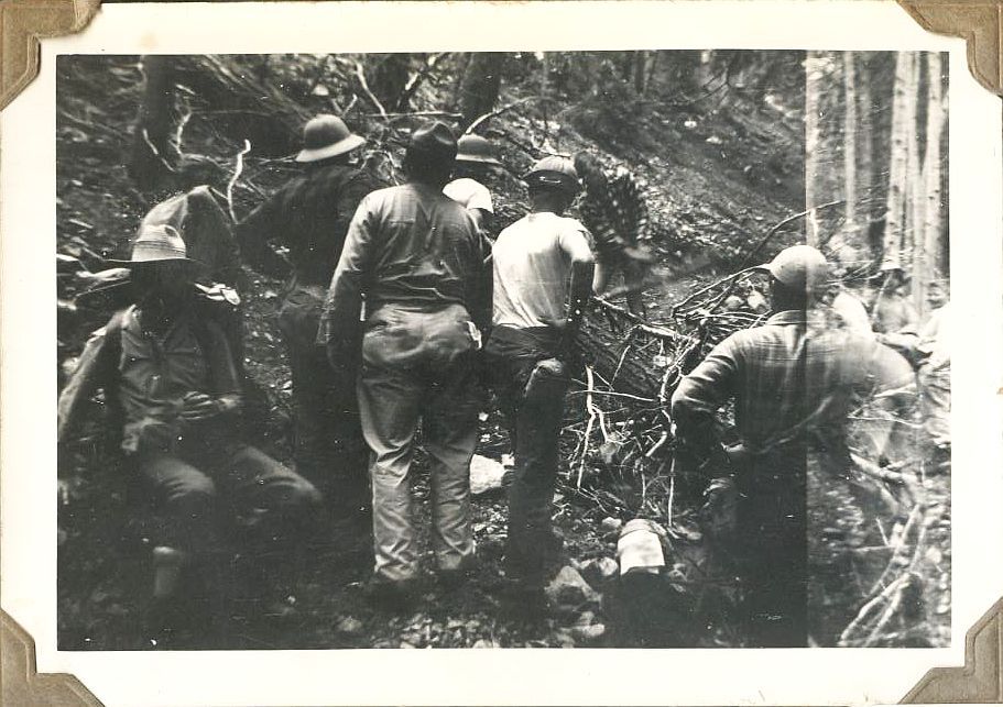 On trail to
                          Cypress Mine.